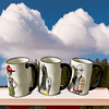 Hipster Animal Coffee Mugs