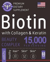 Halal/Vegan Biotin Capsules 15000 Mcg