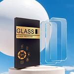 3 Pack of 9H Tempered Glass Pro