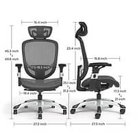 Hyken Ergonomic Mesh Swivel Task Chair